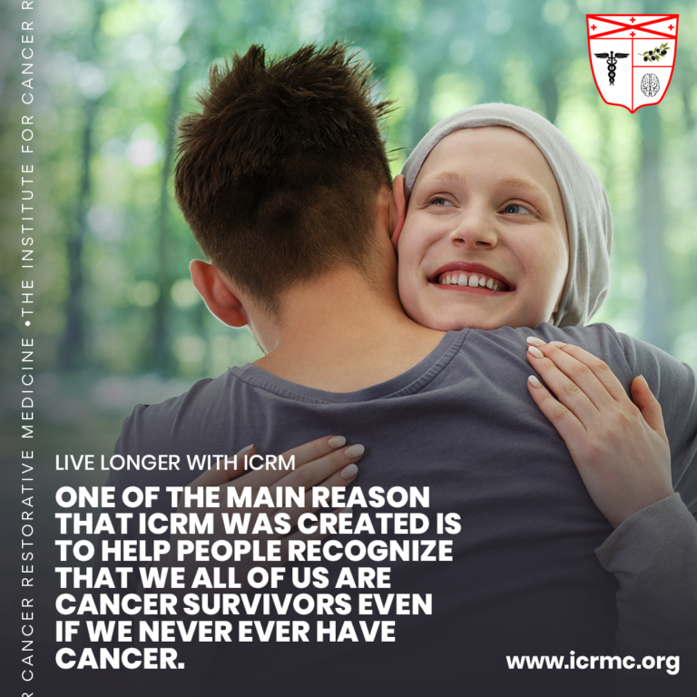 Cancer survivor hugging friend